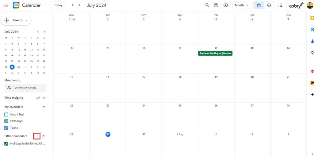 How to create a new calendar